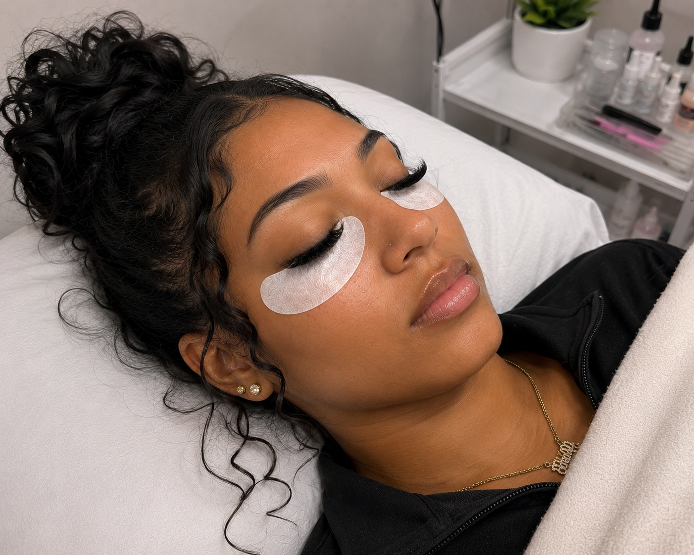 Pink Mink Lash Studio editorial portrait